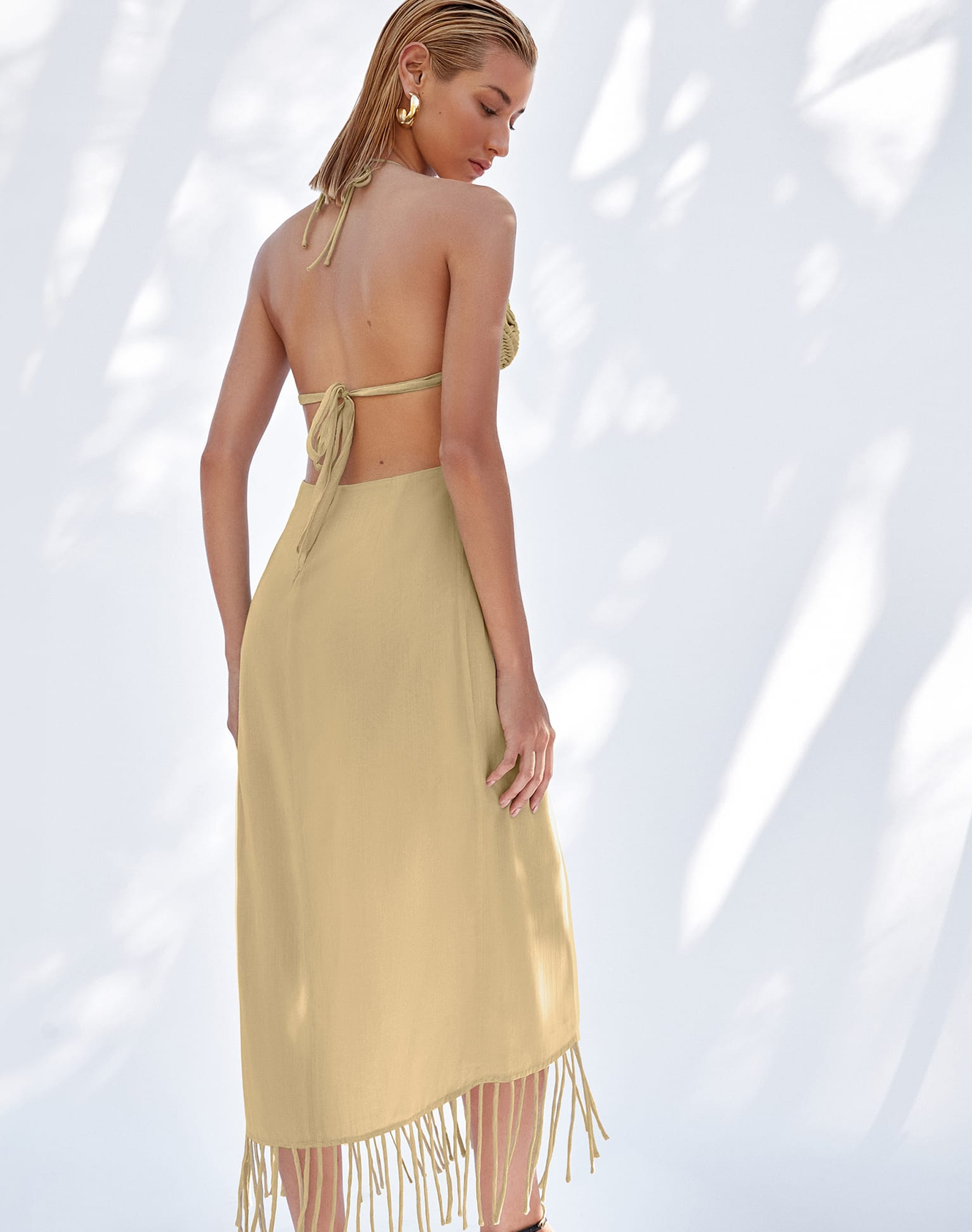 Amra Midi Dress | Olivine