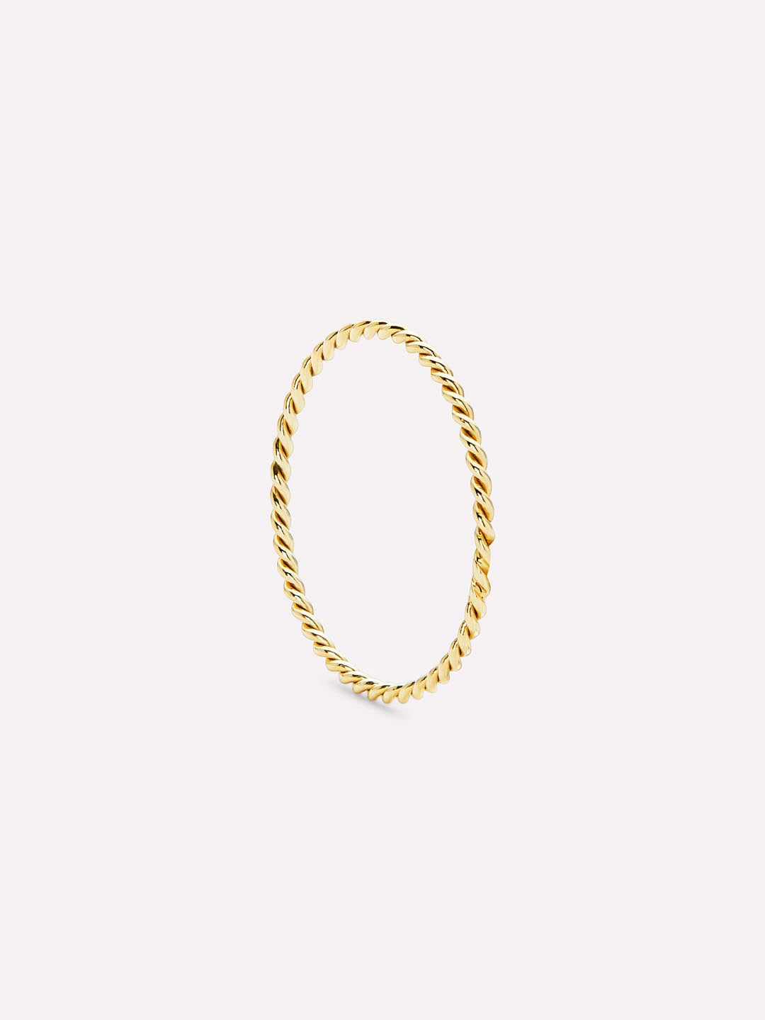 Twist Band Ring | 10K Solid Gold