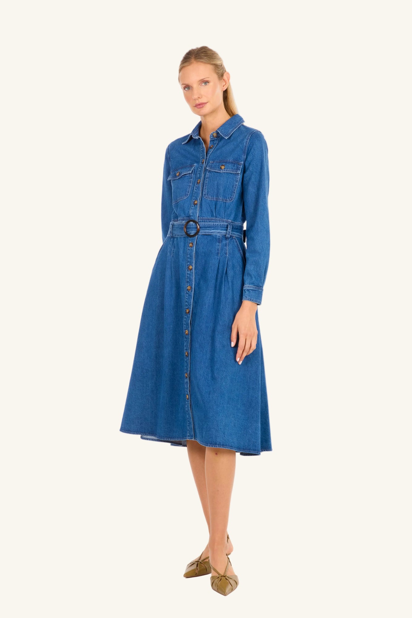Arrowleigh Dress | Denim Garment Wash