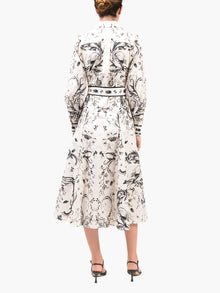 Garden Cotton Shirtdress | Stone