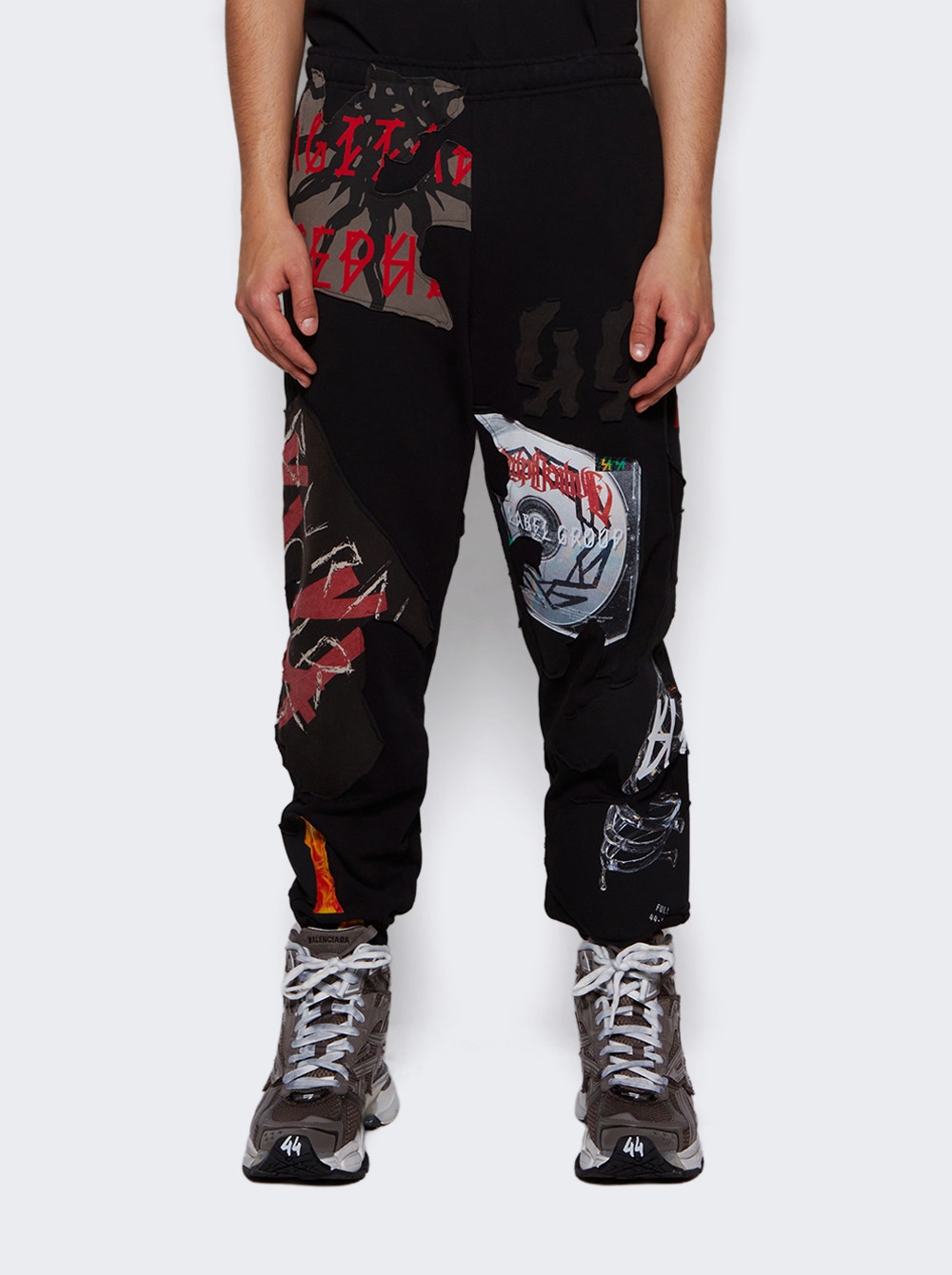 Men | 44 LABEL GROUP | Trauma Sweatpants | Black