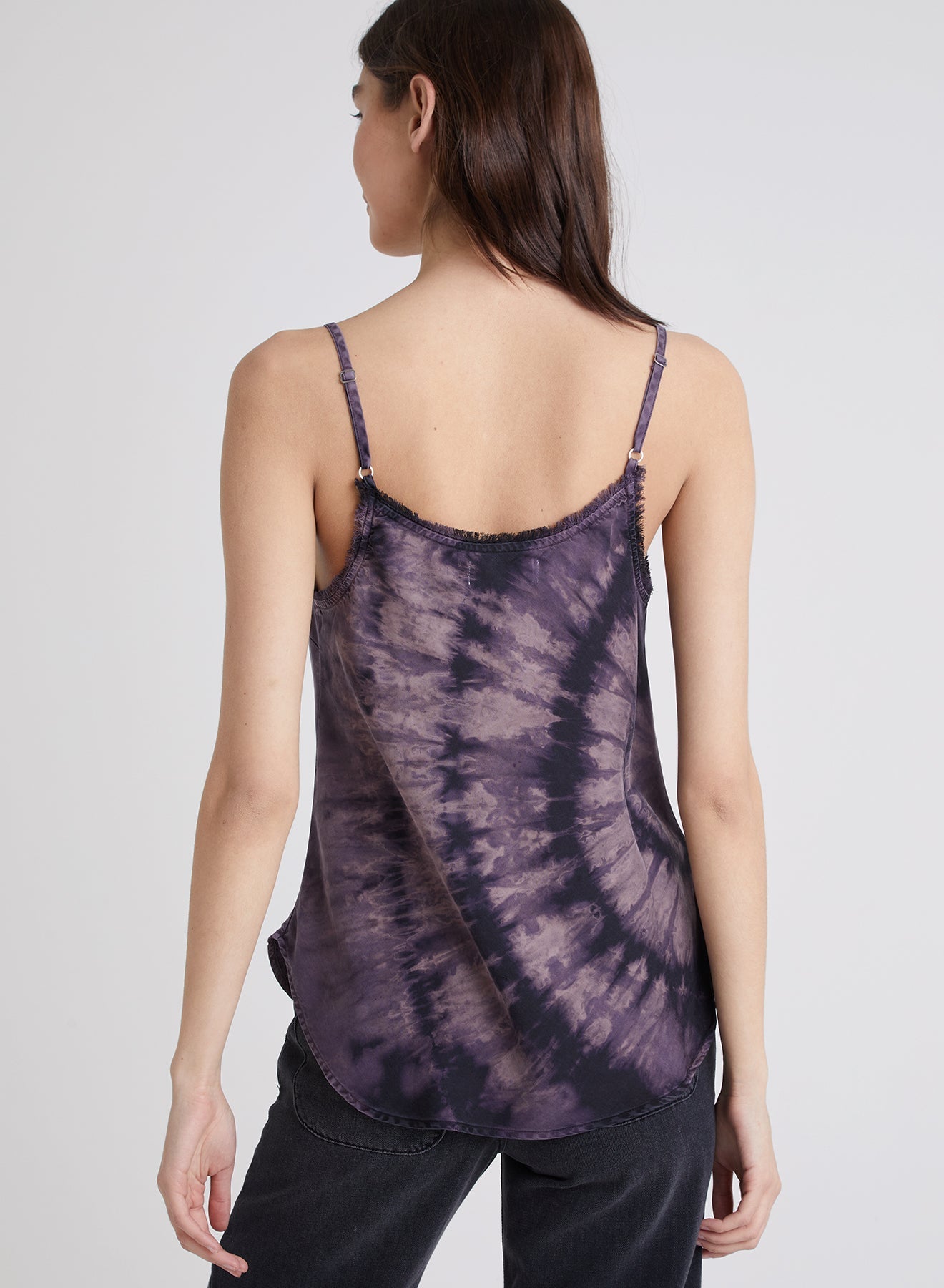 Frayed Cami - Circle Tie Dye