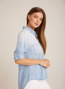 Ombre Splt Back Button Down | Ombre