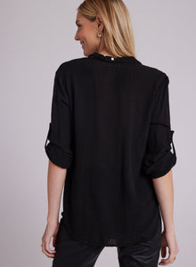 Capri Button Down - Black