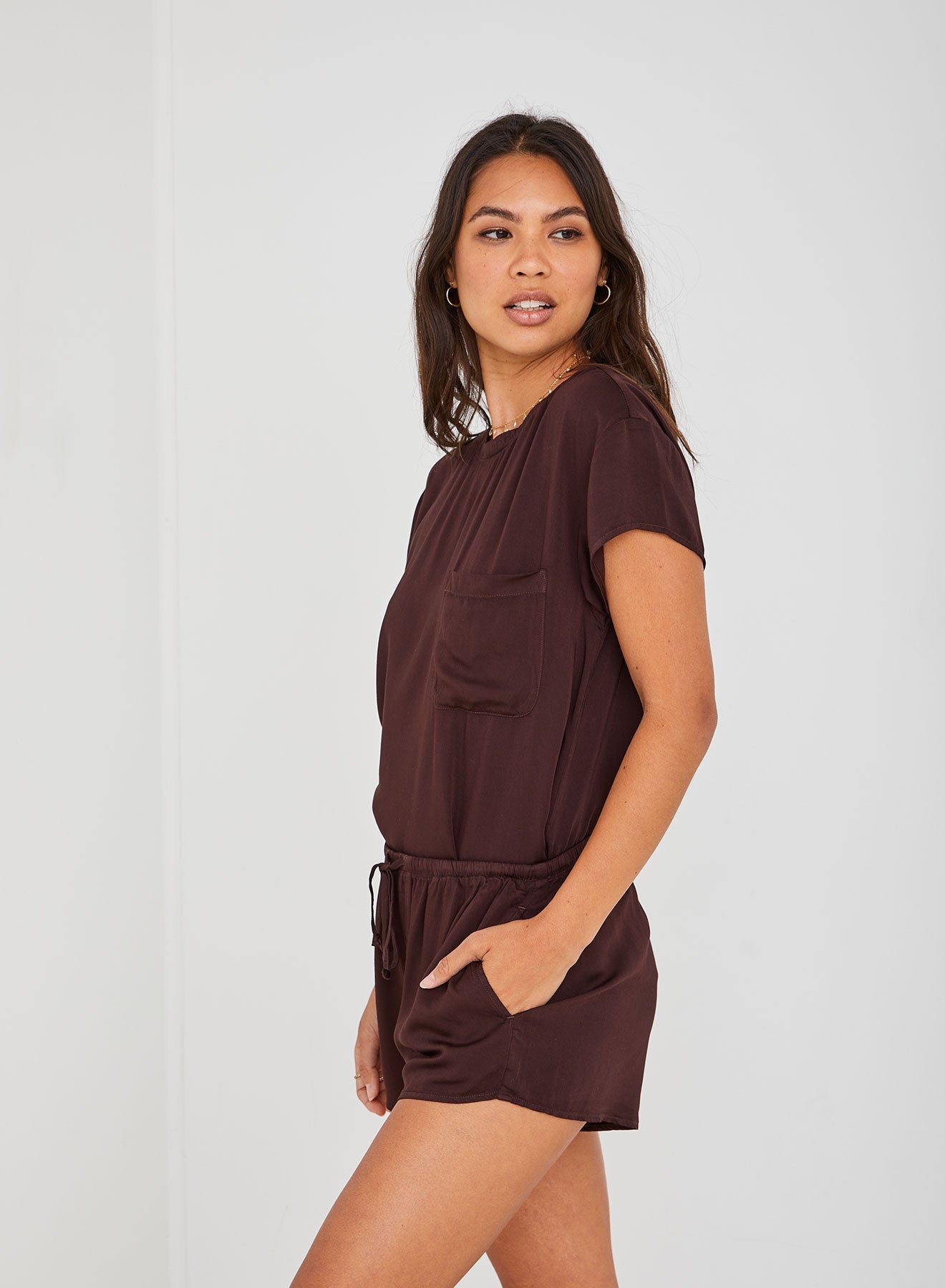 Flowy Short | Chocolate