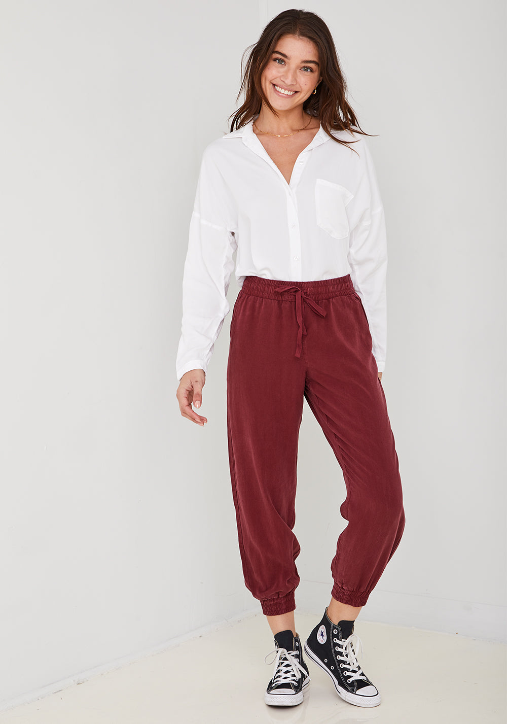 Easy Jogger - Red Wine - Only Front Back Image Too Big