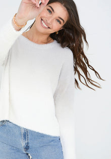 Slouchy Sweater - Pearl Smoke Ombre