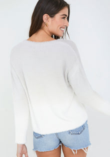 Slouchy Sweater - Pearl Smoke Ombre