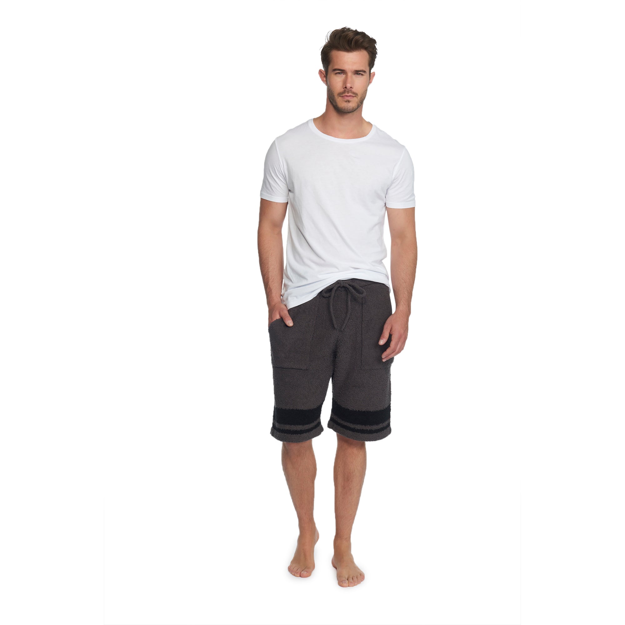 Cozychic Men's Baja Short | Carbon/Black