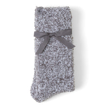 Cozychic Heathered Men's Socks | Charcoal/White