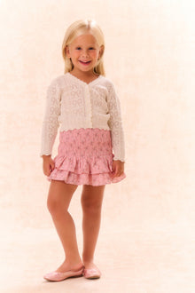 Girls Barlene Cardigan | Ivory
