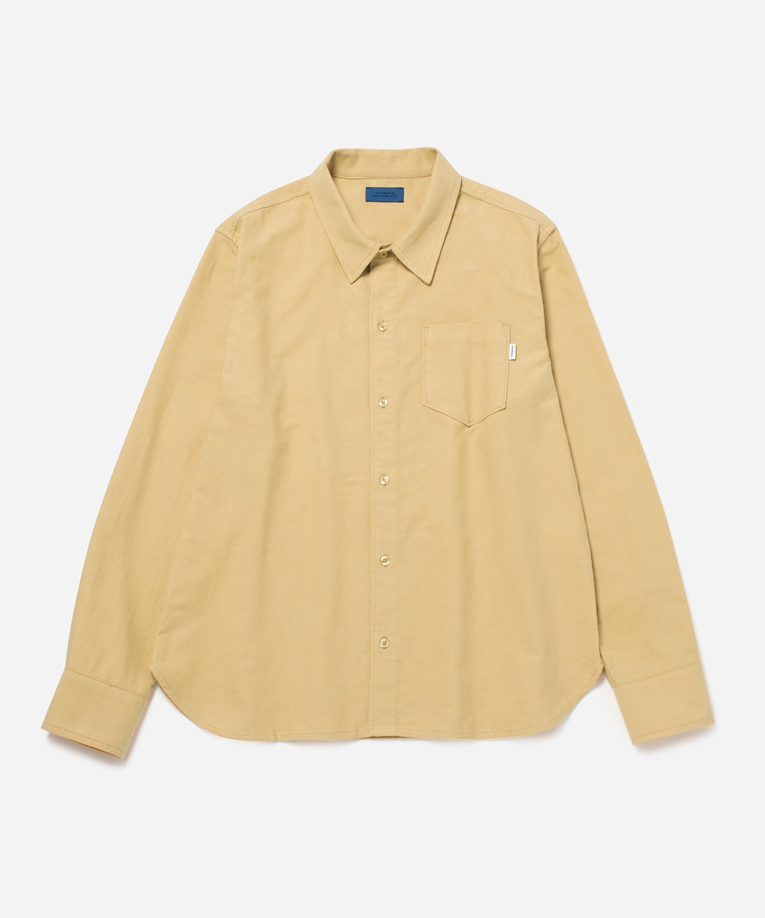 French Vanilla | Broome Flannel Long Sleeve Shirt