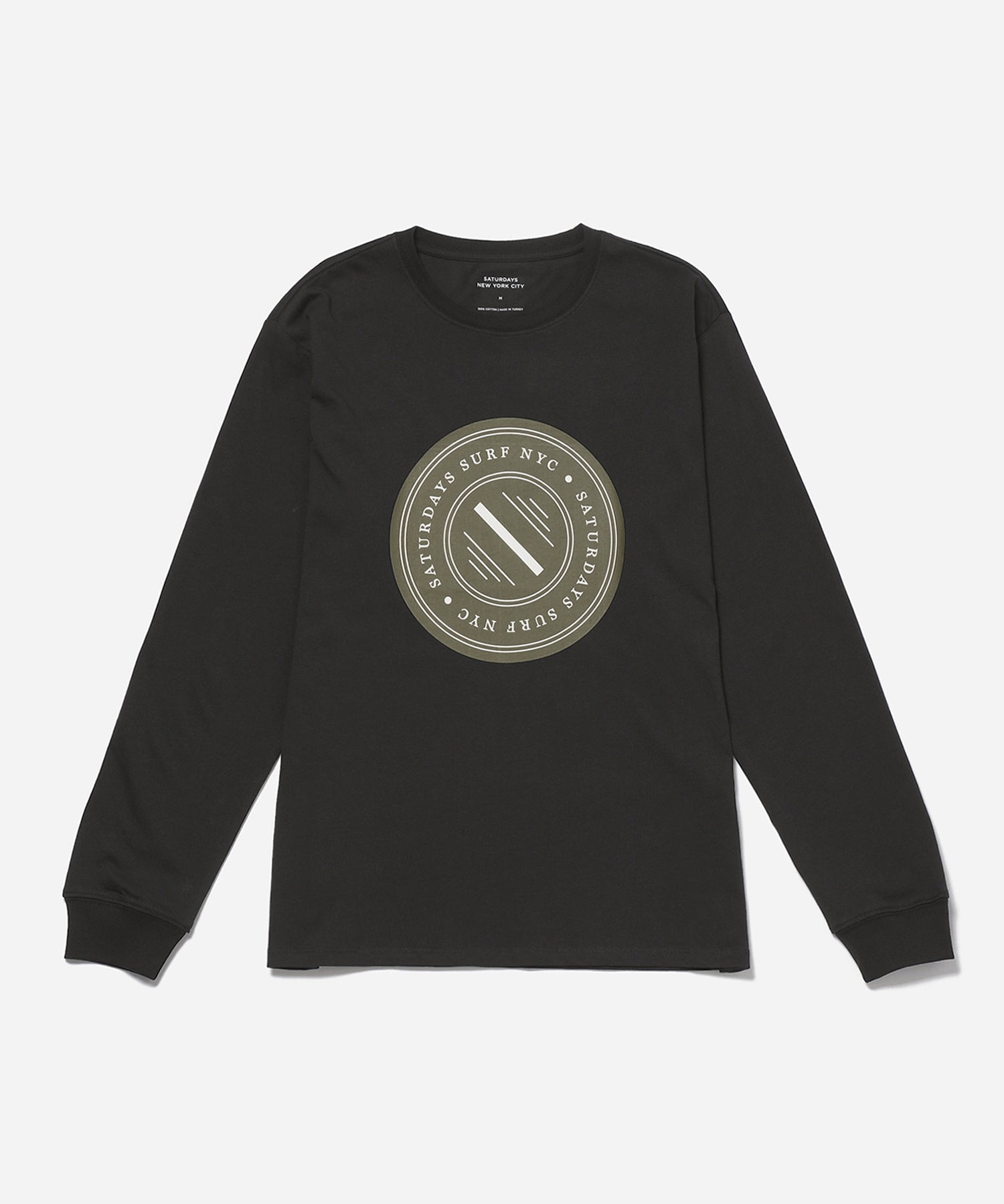 Black | Slash Badge Standard LS Tee