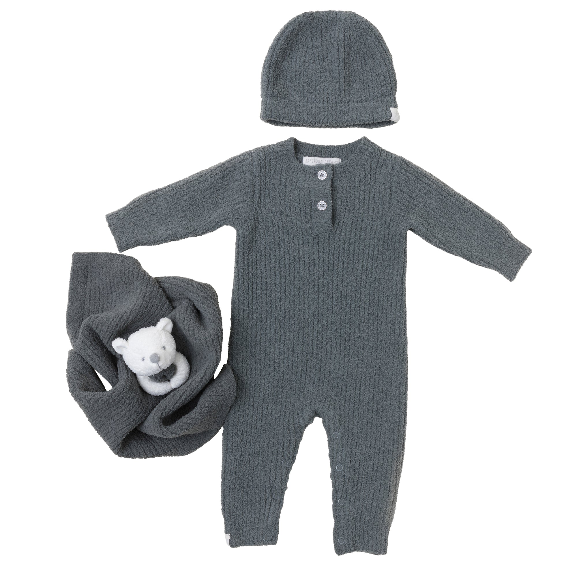 Cozychic Ribbed Baby Bundle | Agave Green