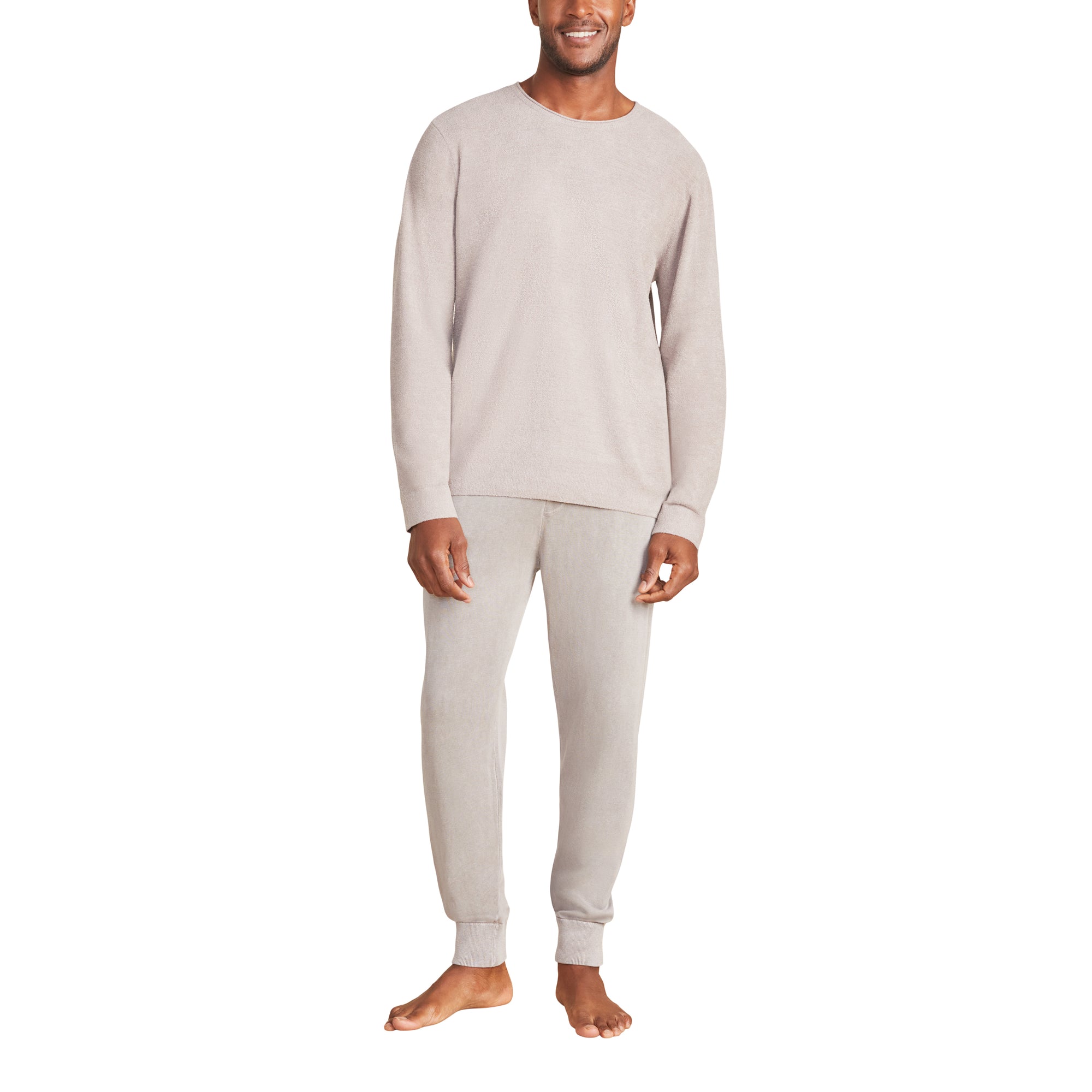 Cozychic Ultra Lite Men's Roll Neck Pullover | Beach Rock