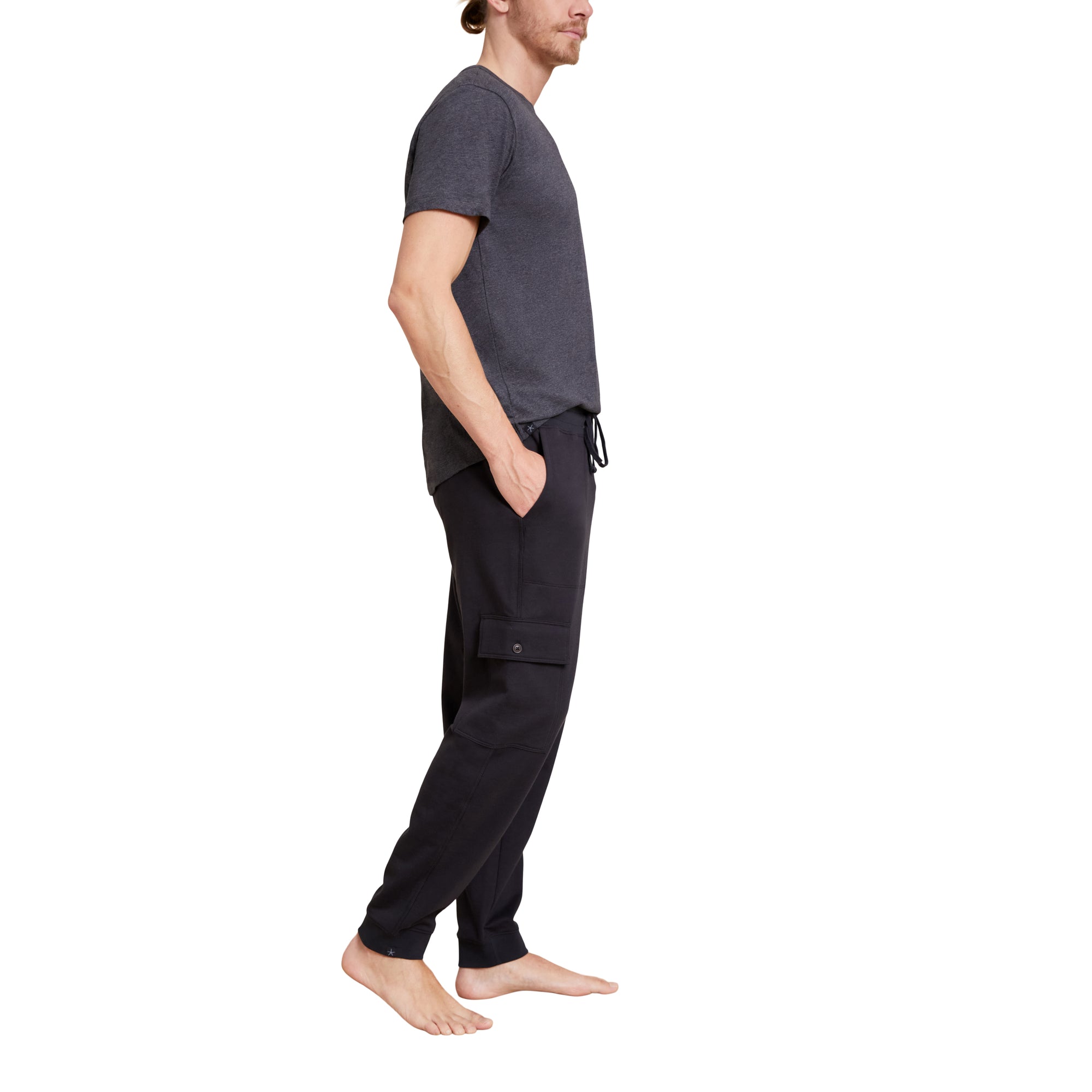 Malibu Collection Men's Supima Fleece Sweatpant | Black