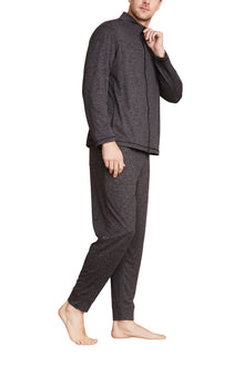 Mens | Malibu Collection Butterchic Knit Heavy Zip Up | He Carbon