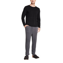 Malibu Collection Men's Seamed Long Sleeve | Black