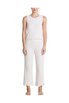 Womens | Cozychic Ultra Lite Scallop Cropped Pant | Sand Dune