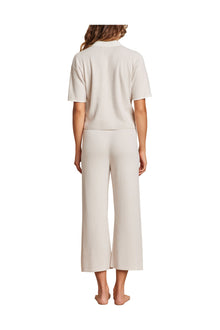 Womens | Cozychic Ultra Lite Rolled Edge Short Sleeve | Sand Dune/Pearl