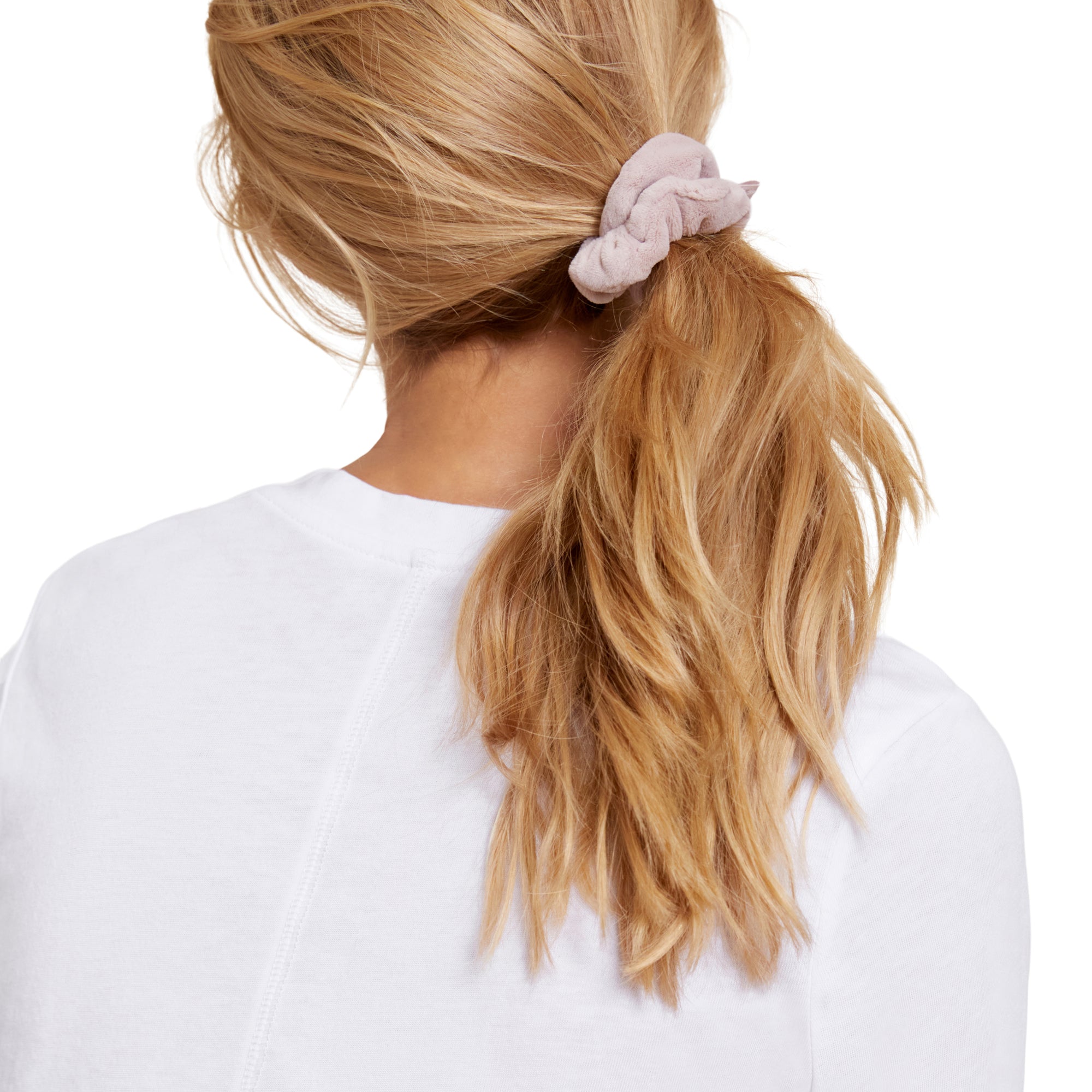 Luxechic And Silk Scrunchie Set | Faded Rose