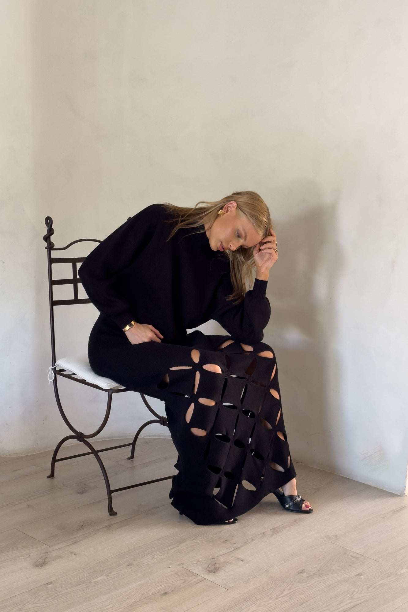 Eden Skirt Set | Black