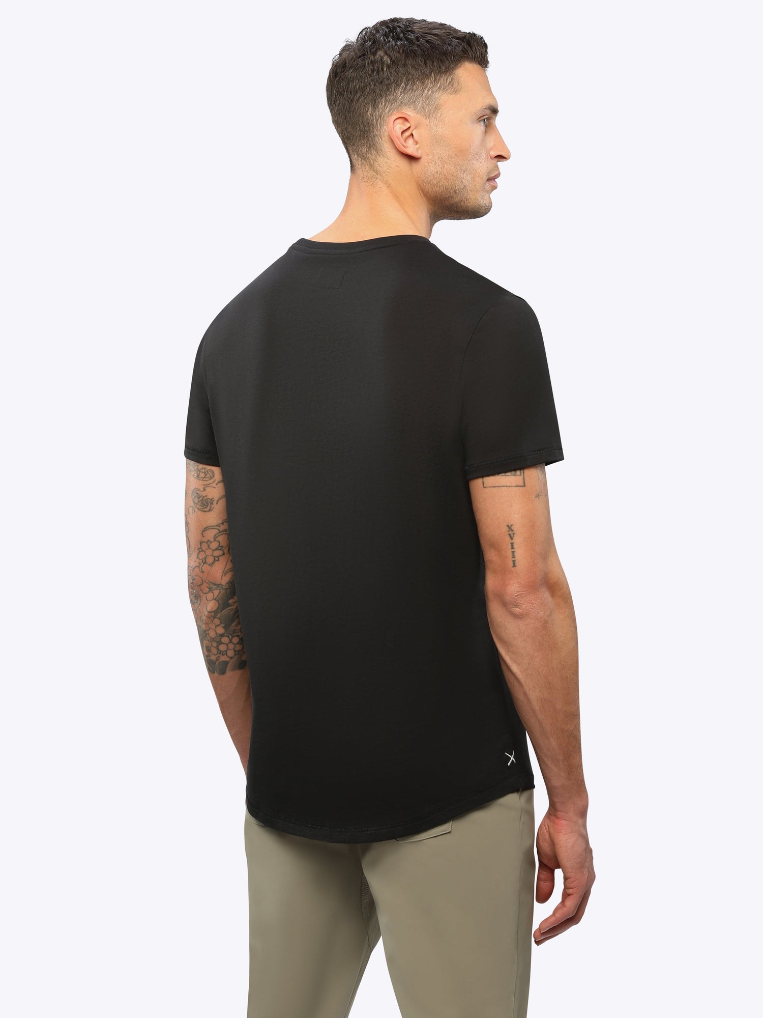 Featherlight Pima Cotton Tee | Black