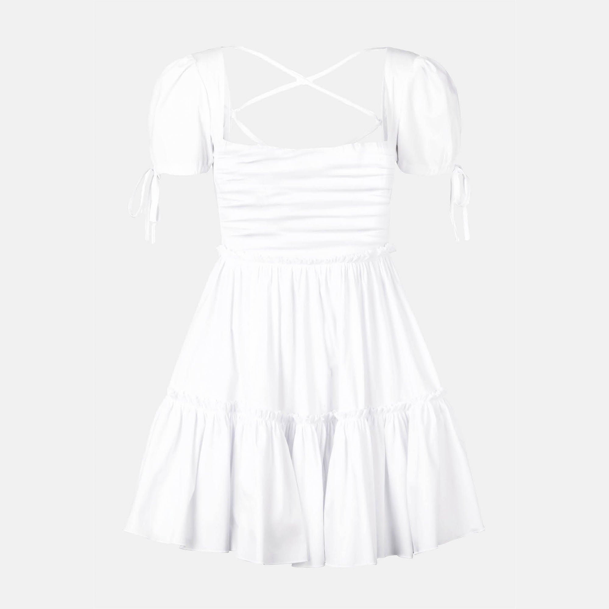 OW Collection BLANC Dress Dress 001 - White