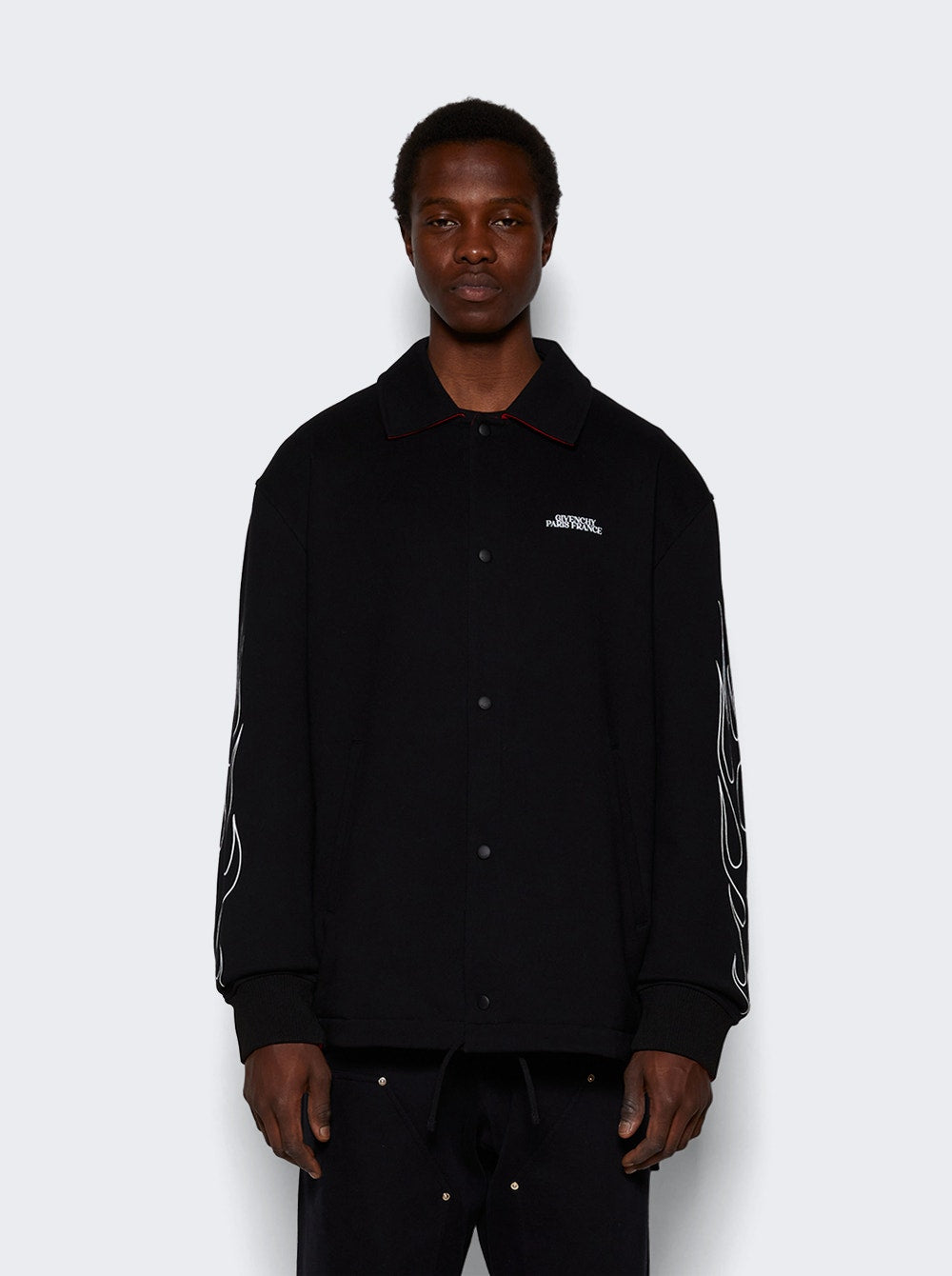 Men | Givenchy | Coach Jacket And Red | Black