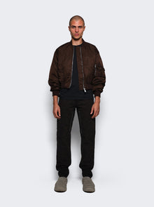 Men | Givenchy | Zipped Slim Fit Denim Trousers | Dark Brown (V1)