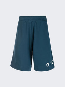 Men | Givenchy | Boxy Fit Shorts | Oil Blue