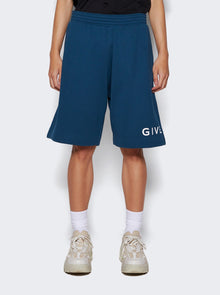 Men | Givenchy | Boxy Fit Shorts | Oil Blue