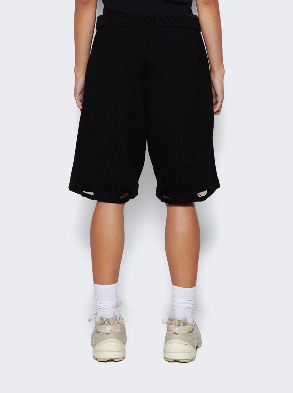 Men | Givenchy | 4g Stars Knit Bermuda Shorts | Black & White