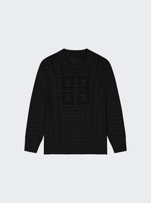 Men | Givenchy | 4g Cable-knit Sweater | Black