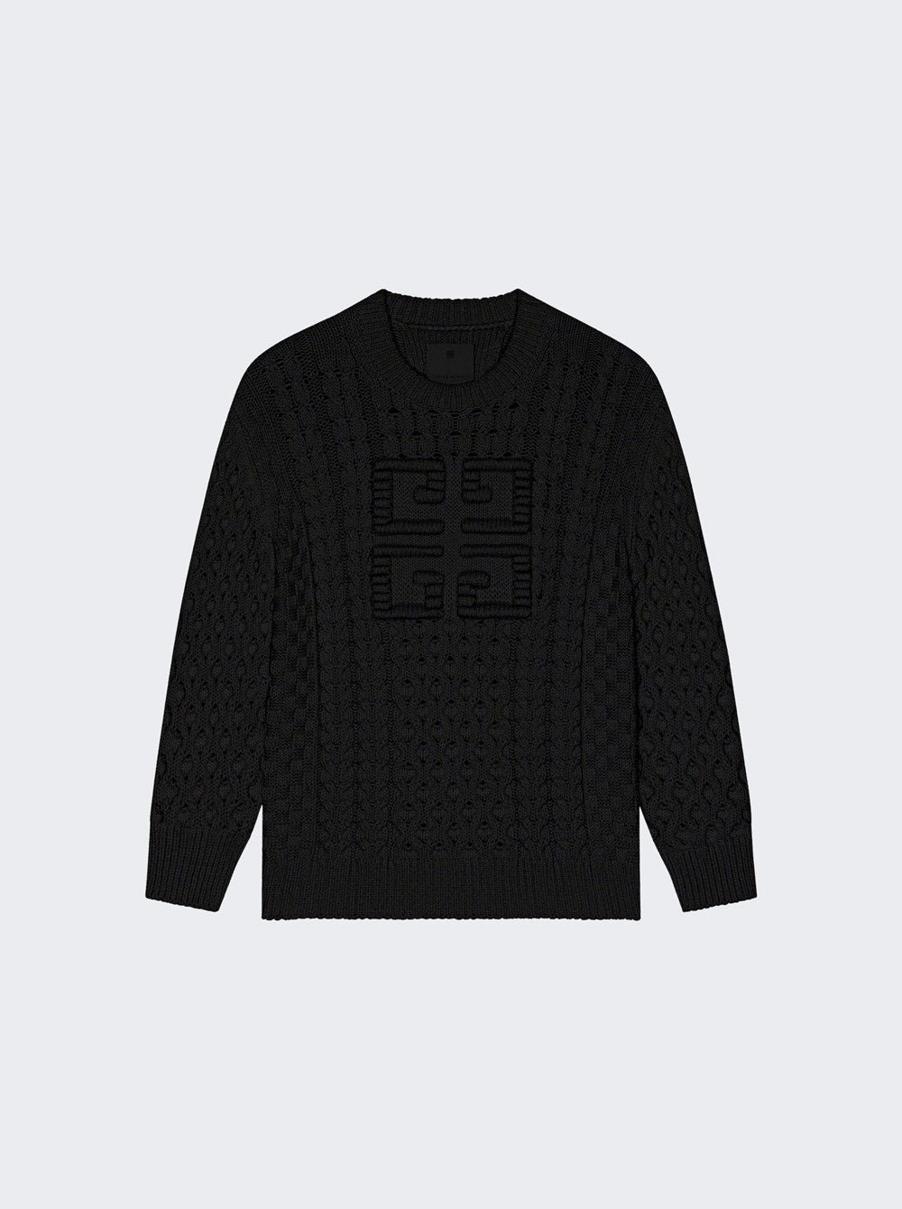 Men | Givenchy | 4g Cable-knit Sweater | Black