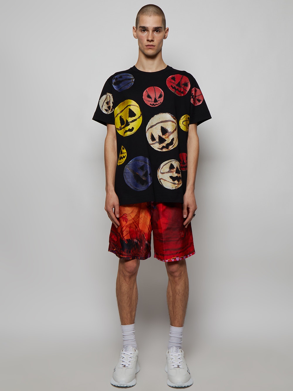 Men | Givenchy | Long Print Swim Trunks