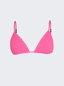 Women | Bond-Eye | Luana Triangle Bikini Top Raspberry | Pink
