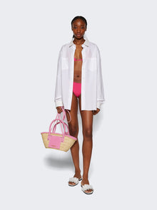 Women | Bond-Eye | Luana Triangle Bikini Top Raspberry | Pink