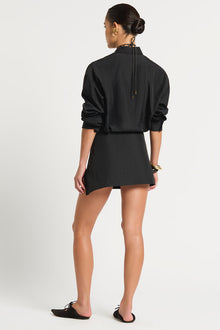 Hazel Shirt | Black Spray