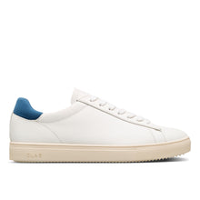 Womens | Bradley | White Leather Stellar Blue