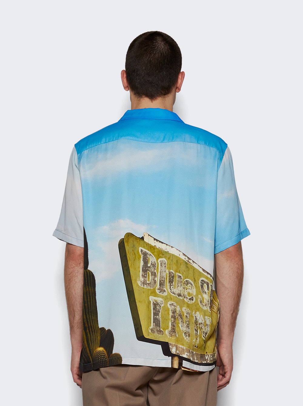Men | Blue Sky Inn | Cactus Sign Shirt | Blue