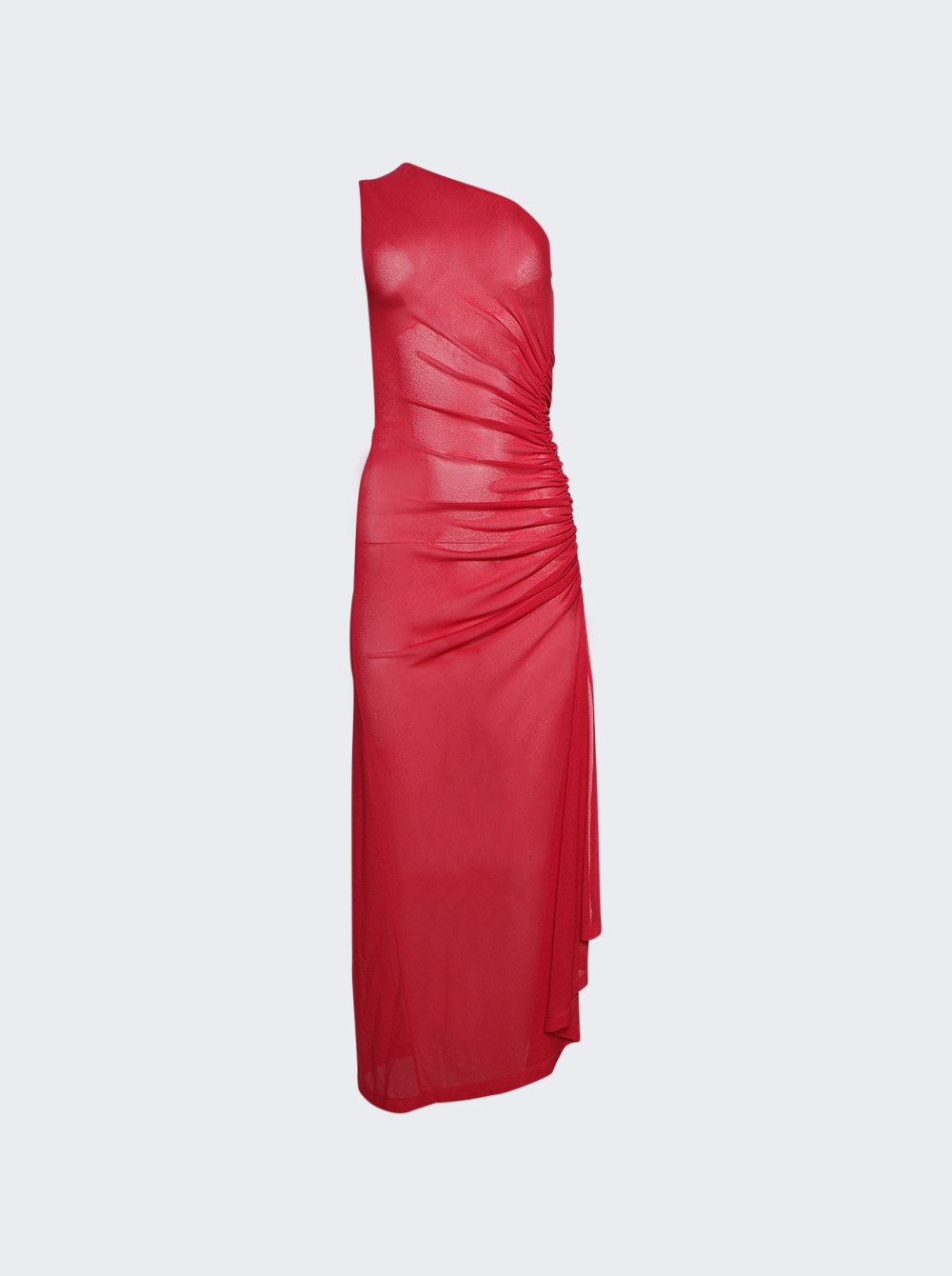 Givenchy | One Shoulder Dress | Raspberry