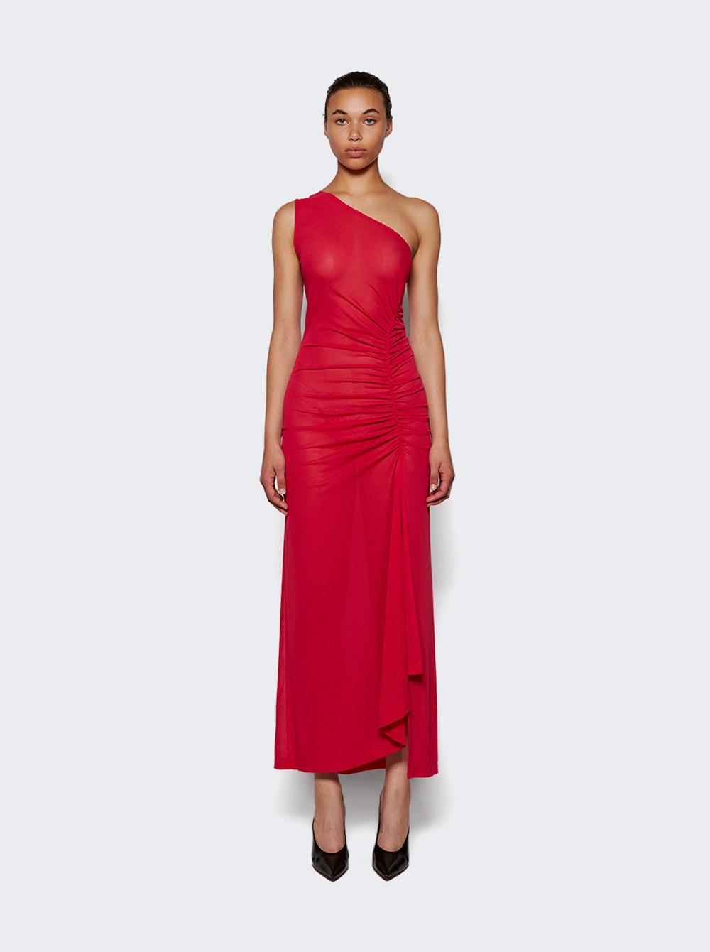 Givenchy | One Shoulder Dress | Raspberry