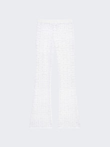 Women | Givenchy | Flare Pants In 4g Jacquard | White