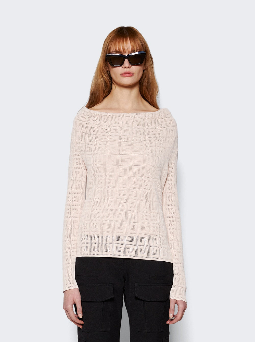 Women | Givenchy | 4g Draped Pullover | Blush Pink
