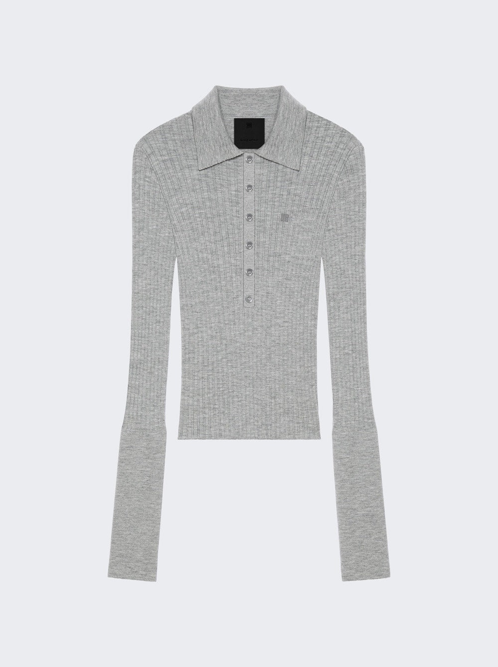 Women | Givenchy | Long Sleeve Polo Heather | Grey