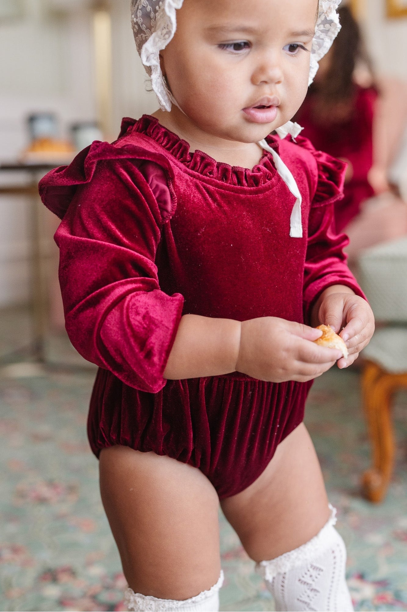 Girls | Baby Cleopatra Romper | Red