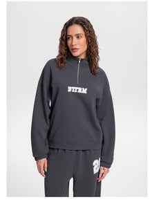 Better League Zip Sweatshirt | Charcoal
