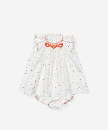 Girls | Betty Baby Dress | White/Multi