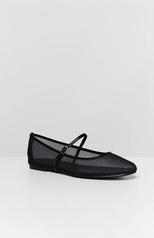 Billini Gilda Mesh Ballet Flats | Black